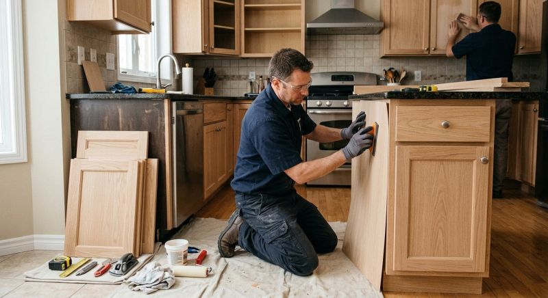 Cabinet Restyling in Dayton, OH
