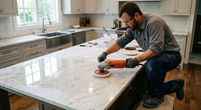Countertop Buffing in Sacramento, CA