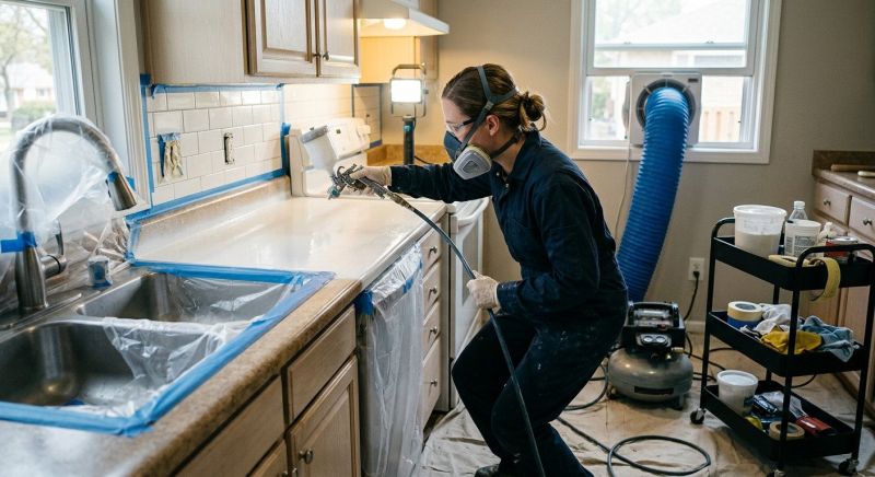 Countertop Reglazing in Sacramento, CA