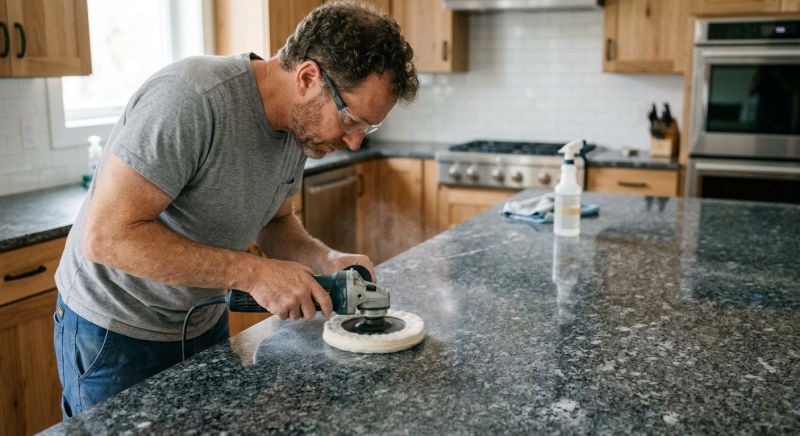 Granite Countertop Polishing in Roseville, CA