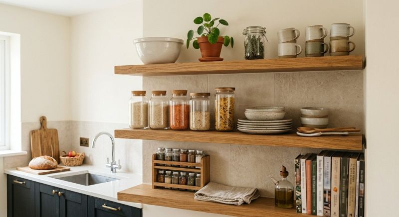 Kitchen Shelving Installation in Bloomington, IN