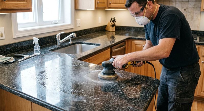 Marble Countertop Polishing in Roseville, CA