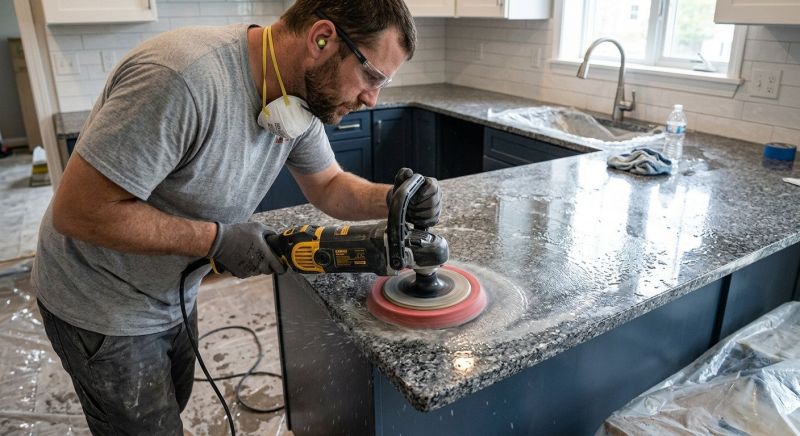 Marble Countertop Polishing in Roseville, CA