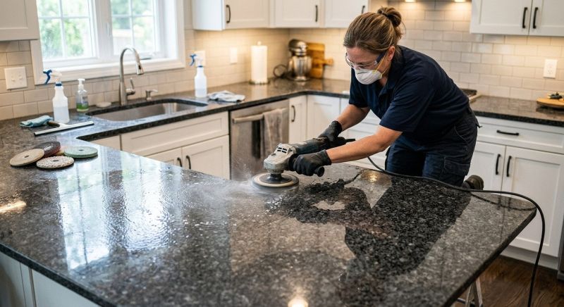 Slate Floor Refinishing in Roseville, CA