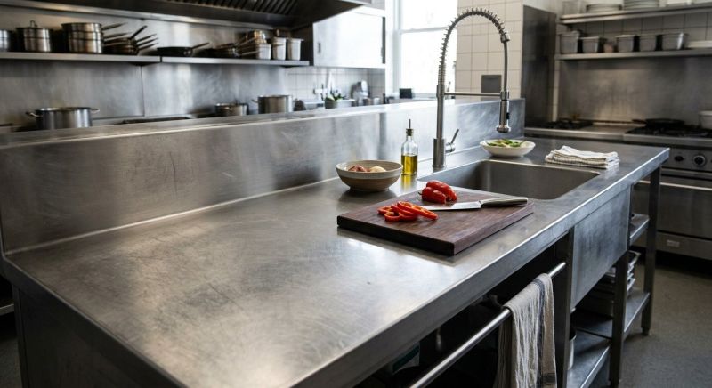 Stainless Counter Replacement in Sonoma County, CA