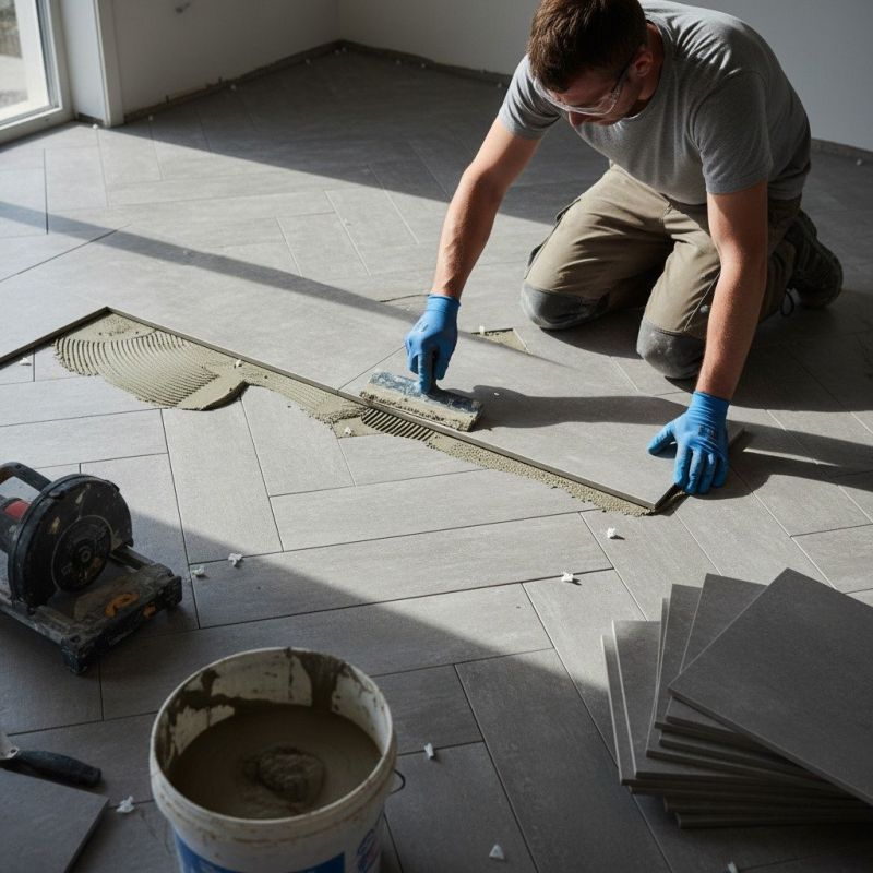 Tile Floor Renovation in Frederick, MD
